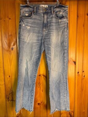 DAZE Light Blue Distressed Boyfriend Jeans